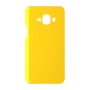 כיסוי פלסטיק קשיח ל- Samsung Galaxy J1 בצבע - צהוב - קייס מובייל