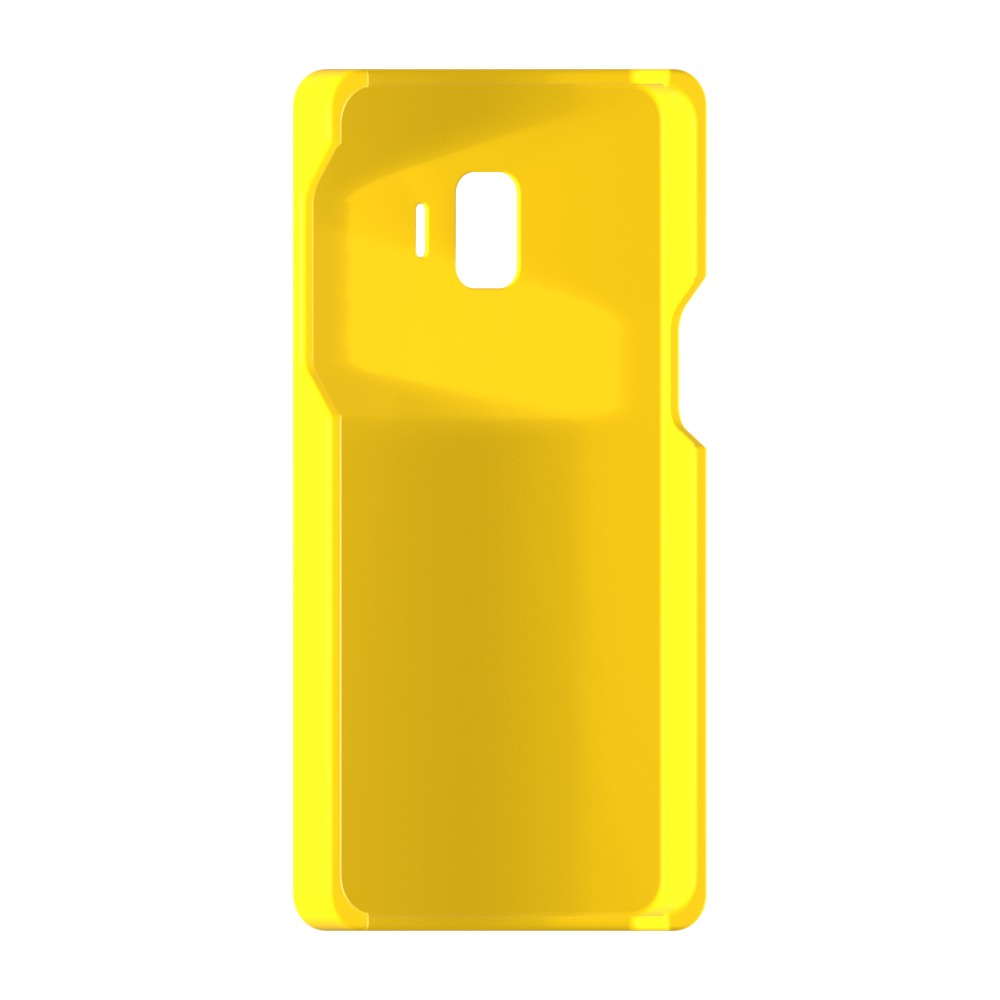 כיסוי פלסטיק קשיח ל- Samsung Galaxy J2 Core בצבע - צהוב - קייס מובייל