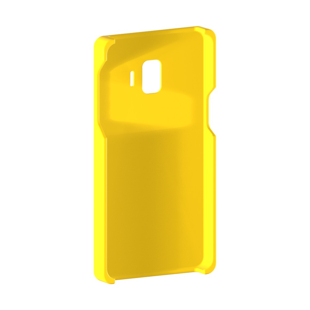 כיסוי פלסטיק קשיח ל- Samsung Galaxy J2 Core בצבע - צהוב - קייס מובייל