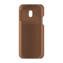 כיסוי פלסטיק קשיח ל- Samsung Galaxy J3 (2017) בצבע - חום - קייס מובייל