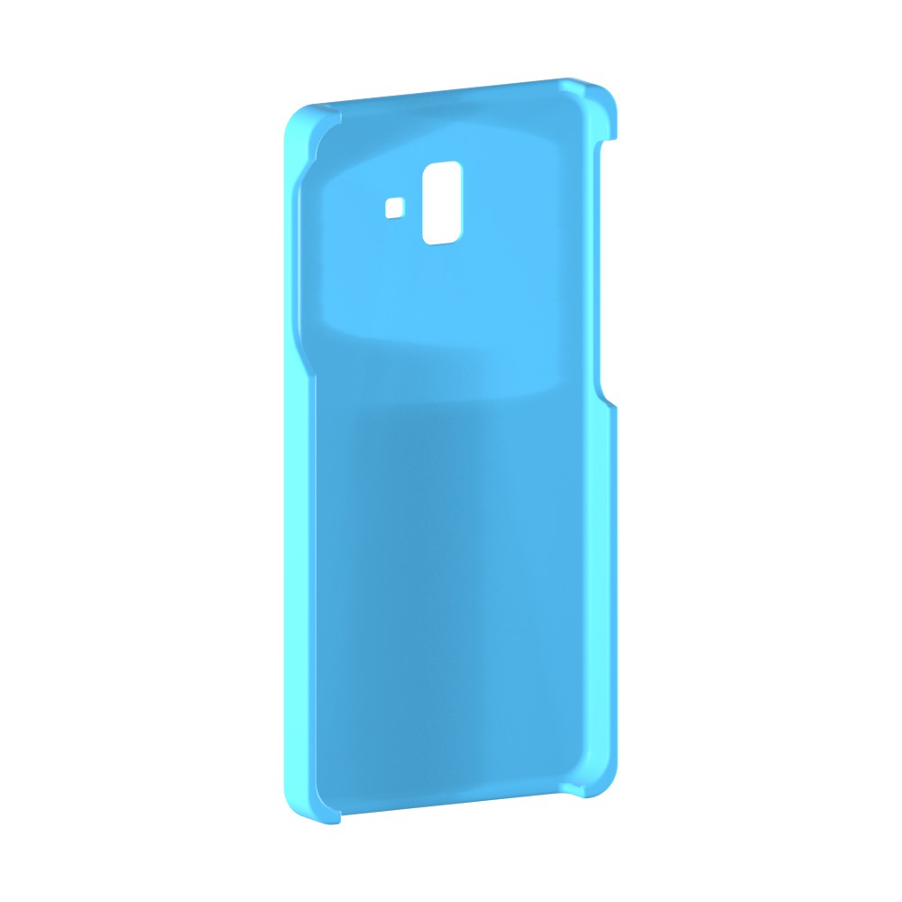 כיסוי פלסטיק קשיח ל- Samsung Galaxy J6+ בצבע - תכלת - קייס מובייל