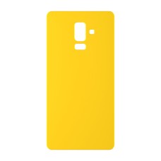 כיסוי פלסטיק קשיח ל- Samsung Galaxy J8 בצבע - צהוב - קייס מובייל