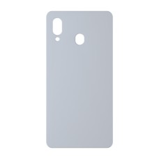 כיסוי פלסטיק קשיח ל- Samsung Galaxy M20 בצבע - כסף - קייס מובייל