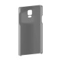 כיסוי פלסטיק קשיח ל- Samsung Galaxy Note 4 בצבע - אפור - קייס מובייל