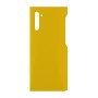 כיסוי פלסטיק קשיח ל- Samsung Galaxy Note10 בצבע - צהוב - קייס מובייל