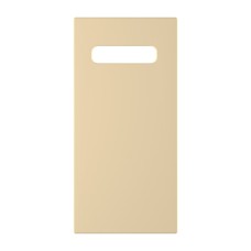 כיסוי פלסטיק קשיח ל- Samsung Galaxy S10 בצבע - בז' - קייס מובייל