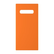 כיסוי פלסטיק קשיח ל- Samsung Galaxy S10 בצבע - כתום - קייס מובייל