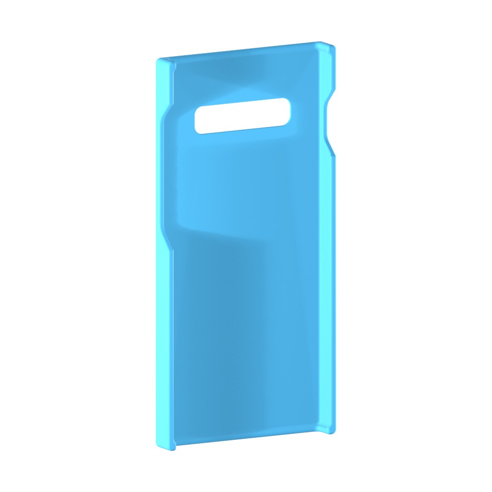 כיסוי פלסטיק קשיח ל- Samsung Galaxy S10+ בצבע - תכלת - קייס מובייל