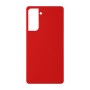 כיסוי פלסטיק קשיח ל- Samsung Galaxy S21 5G בצבע - אדום - קייס מובייל