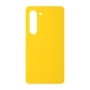 כיסוי פלסטיק קשיח ל- Samsung Galaxy S23 בצבע - צהוב - קייס מובייל