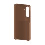 כיסוי פלסטיק קשיח ל- Samsung Galaxy S24 FE בצבע - חום - קייס מובייל