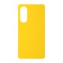 כיסוי פלסטיק קשיח ל- Samsung Galaxy S25 Edge בצבע - צהוב - קייס מובייל