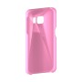 כיסוי פלסטיק קשיח ל- Samsung Galaxy S6 בצבע - ורוד - קייס מובייל