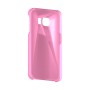 כיסוי פלסטיק קשיח ל- Samsung Galaxy S6 בצבע - ורוד - קייס מובייל