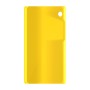 כיסוי פלסטיק קשיח ל- Samsung Galaxy Tab A11 בצבע - צהוב - קייס מובייל