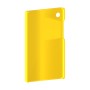 כיסוי פלסטיק קשיח ל- Samsung Galaxy Tab A11 בצבע - צהוב - קייס מובייל