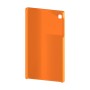 כיסוי פלסטיק קשיח ל- Samsung Galaxy Tab A7 Lite בצבע - כתום - קייס מובייל