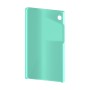 כיסוי פלסטיק קשיח ל- Samsung Galaxy Tab A9 בצבע - מנטה - קייס מובייל