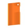 כיסוי פלסטיק קשיח ל- Samsung Galaxy Tab A9 בצבע - כתום - קייס מובייל