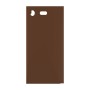 כיסוי פלסטיק קשיח ל- Sony Xperia XZ1 Compact בצבע - חום - קייס מובייל