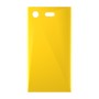 כיסוי פלסטיק קשיח ל- Sony Xperia XZ1 Compact בצבע - צהוב - קייס מובייל