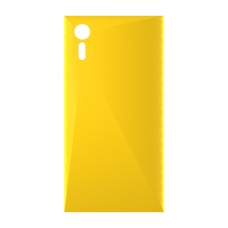 כיסוי פלסטיק קשיח ל- Sony Xperia XZs בצבע - צהוב - קייס מובייל