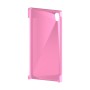 כיסוי פלסטיק קשיח ל- Sony Xperia Z3 בצבע - ורוד - קייס מובייל