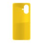 כיסוי פלסטיק קשיח ל- Tecno Spark Go 2 בצבע - צהוב - קייס מובייל