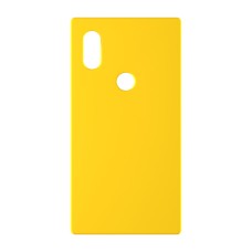 כיסוי פלסטיק קשיח ל- Xiaomi Mi Mix 2S בצבע - צהוב - קייס מובייל