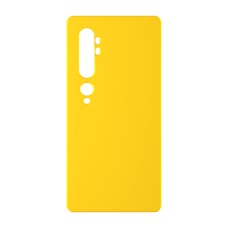 כיסוי פלסטיק קשיח ל- Xiaomi Mi Note 10 בצבע - צהוב - קייס מובייל