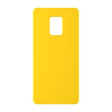 כיסוי פלסטיק קשיח ל- Xiaomi Redmi Note 9S בצבע - צהוב - קייס מובייל